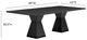TOV Furniture Nolan Black Rectangular Dining Table-2