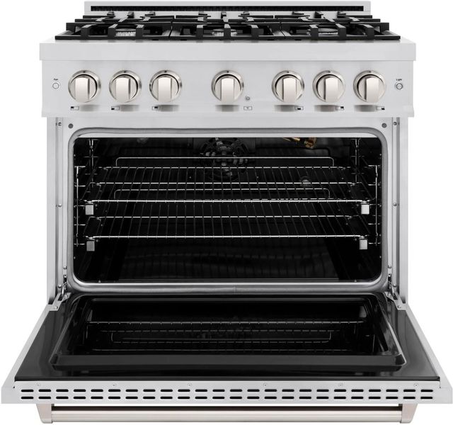 ZLINE Classic 36" Stainless Steel Pro Style Dual Fuel Range-1