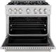ZLINE Classic 36" Stainless Steel Pro Style Dual Fuel Range-1