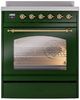 Ilve® Nostalgie II Series 30" Emerald Green Pro Style Induction Range-3