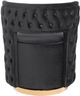 TOV Furniture Mimosa Black Velvet Swivel Chair-2