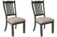 Signature Design by Ashley® Tyler Creek 2-Piece Black/Grayish Brown Dining Room Chair Set-0