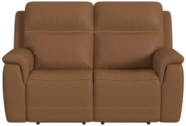 Flexsteel® Sawyer Harvest Leather Power Reclining Loveseat with Power Headrests and Lumbar-2