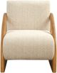 Bassett Mirror Raffi Honey Pine/Spotted Elm Accent Chair-1