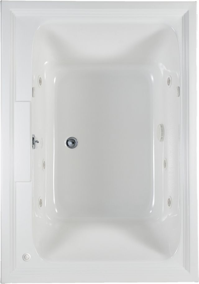American Standard Town Square® White Drop In Whirlpool Tub-0