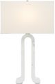 Currey & Company Leo White Table Lamp-1