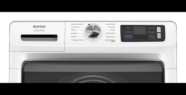 Maytag® 5.0 Cu. Ft. White Front Load Washer -2