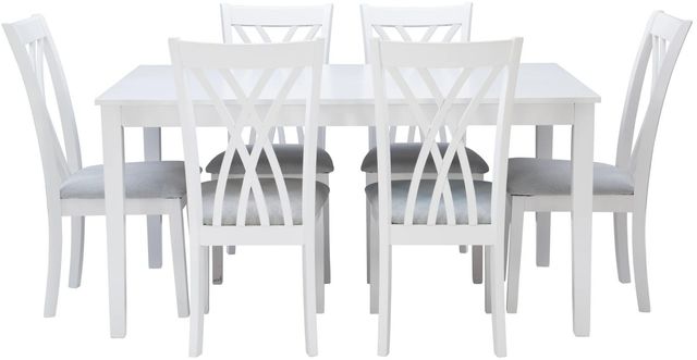 Powell® Starla 7-Piece Gray/White Dining Set-3