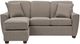 La-Z-Boy® Piper Stone Queen Sleeper Sofa with Chaise-1