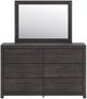 Signature Design by Ashley® Hollivern Dark Gray Dresser and Mirror-1