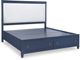 Legacy Classic Summerland Inkwell Blue Queen Upholstered Storage Bed-4