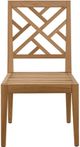 Universal Explore Home™ Customizable Coastal Living Outdoor Chesapeake Fabric/Wooden Side Chair-2