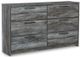 Signature Design by Ashley® Baystorm 5-Piece Gray King Panel Storage Bed Set-2