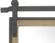 Crestview Collection Four Square Black/Light Brown Wall Mirror-1
