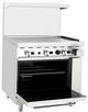 Atosa® CookRite 36'' Stainless Steel Commercial Freestanding Gas Range-1