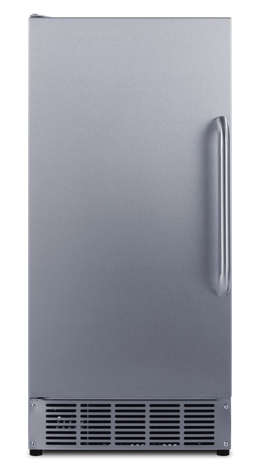 Summit® 15" 45 lb. Stainless Steel Outdoor ADA Compliant Ice Maker-0