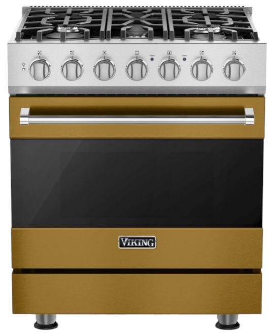 Viking® 3 Series 30" Golden Hour Pro Style Dual Fuel Range-0