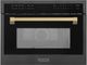 ZLINE Autograph Edition 1.6 Cu. Ft. Black Stainless Steel Electric Speed Oven-0