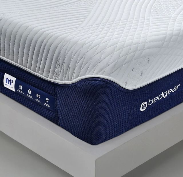 BEDGEAR® M3 Original Performance® 12" Hybrid Medium Firm Tight Top Split King Mattress in a Box-1