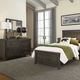 Liberty Furniture Thornwood Hills 3-Piece Rock Beaten Brown Full Youth Panel Bedroom Set-1
