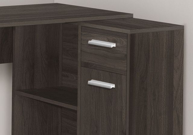 Monarch Specialties Inc. Oak L-Shaped Desk-2