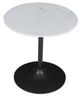 Jofran Inc. Global Archive Camille 2-Piece Marble Top Nesting Table Set with Gunmetal Base-3