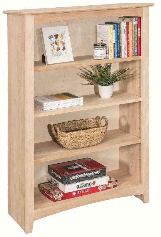 Archbold Furniture Customizable Alder 36" x 48" Bookcase-3