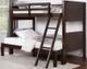 Furniture of America® Stamos Walnut Twin/Full Bunk Bed-0