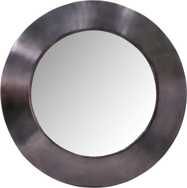 Meridian Furniture Sphere Antique Black 36" Mirror-1