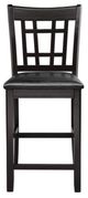 Homelegance® Junipero Black/Dark Cherry Counter Chair-2