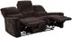Coaster® Navarro 2-Piece Dark Brown Chenille Upholstered Manual Reclining Sofa Set-3