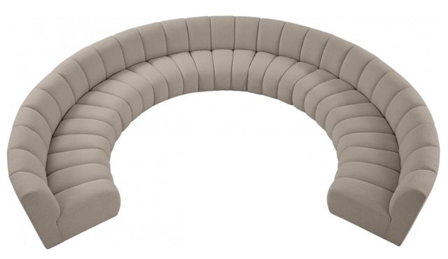 Meridian Furniture Infinity 9-Piece Taupe Modular Sectional-1