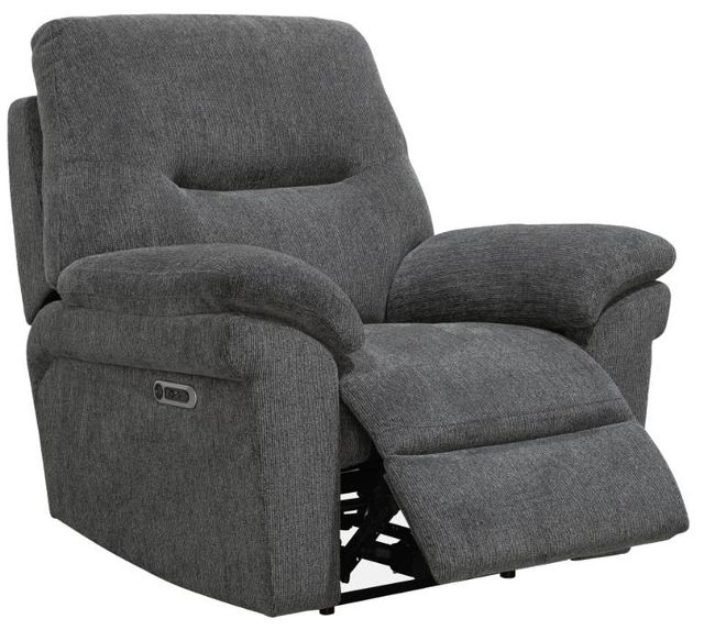 Parker House® Bryant Ruffles Coal Power Recliner-0