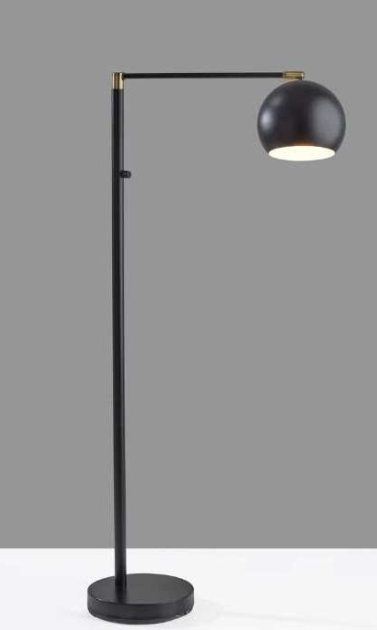 Adesso® Ashbury Black Floor Lamp-3