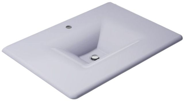 Kohler Iron/Impressions® Lavender Grey 31" Enameled Cast Iron Vanity Top with Integrated Rectangular Sink-0