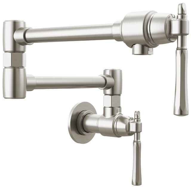 Brizo Tulham® Brilliance® Stainless Wall Mount Pot Filler-0