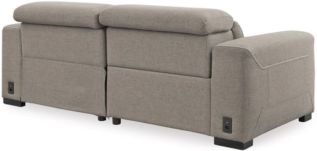 Signature Design by Ashley® Mabton 2-Piece Gray Power Reclining Right-Arm Facing Sectional and Chaise-1