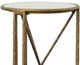 Furniture Classics Allison Cream/Gray Side Table with Gold Base-1
