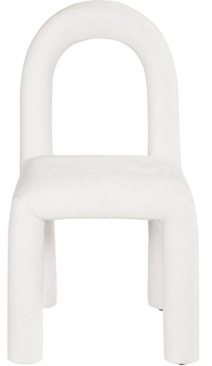 Meridian Furniture Amari Cream Upholstered Dining Side Chair-1