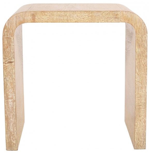 Meridian Furniture Cresthill Brushed White Oak End Table-1
