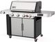 Weber® Genesis 4-Burner Stainless Steel Smart Freestanding Liquid Propane Gas Grill-1
