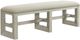 Riverside Furniture Cascade Dovetail Upholstered Dining Bench-0