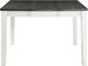 Elements International Kayla Grey Counter Table with White Base-2