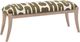 TOV Furniture Arielle Olive/White Embroidered Bench-0