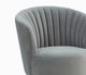 TOV Furniture by Inspire Me! Home Decor Grey Velvet Liana Swivel Stool-4