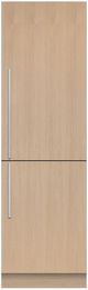 Fisher & Paykel Stainless Steel 24" Single Door Bottom Mount Integrated Refrigerator Right Hinge Door Panel Ready-0