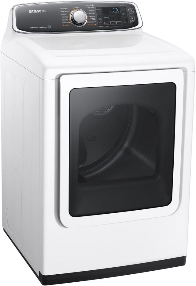 Samsung 7.4 Cu. Ft. White Front Load Gas Dryer-1
