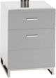 Moe's Home Collection Martos Gray/Stainless Steel Desk-1