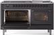 Ilve® Nostalgie II Series 60" Graphite Matte Pro Style Dual Fuel Range-2