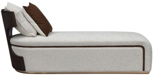 Michael Amini® West Kensington Chunky/Medium Espresso Chaise-3